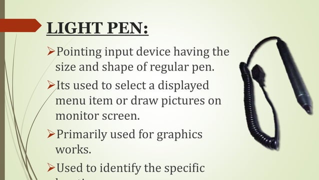Fundamentals of computer device input output devices | PPTX | Computer ...