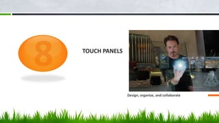 TOUCH PANELS
Design, organize, and collaborate
 