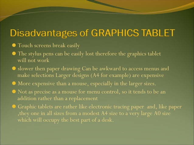 Input devices in computer graphics | PPT | Computer Peripherals | Computing