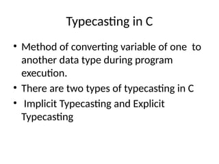 Concept of Input Functions In C Language | PPT