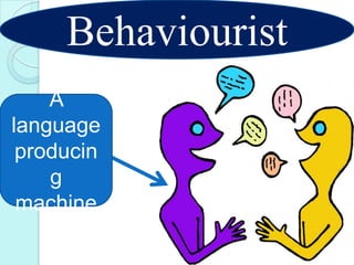 Behaviourist
A
language
producin
g
machine

 