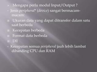 Penjelasan I/O | PPTX