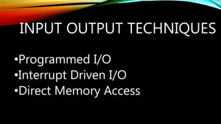 Input output Devices and Modules in Computer | PPT
