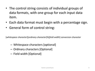 Unit 3. Input and Output | PPTX