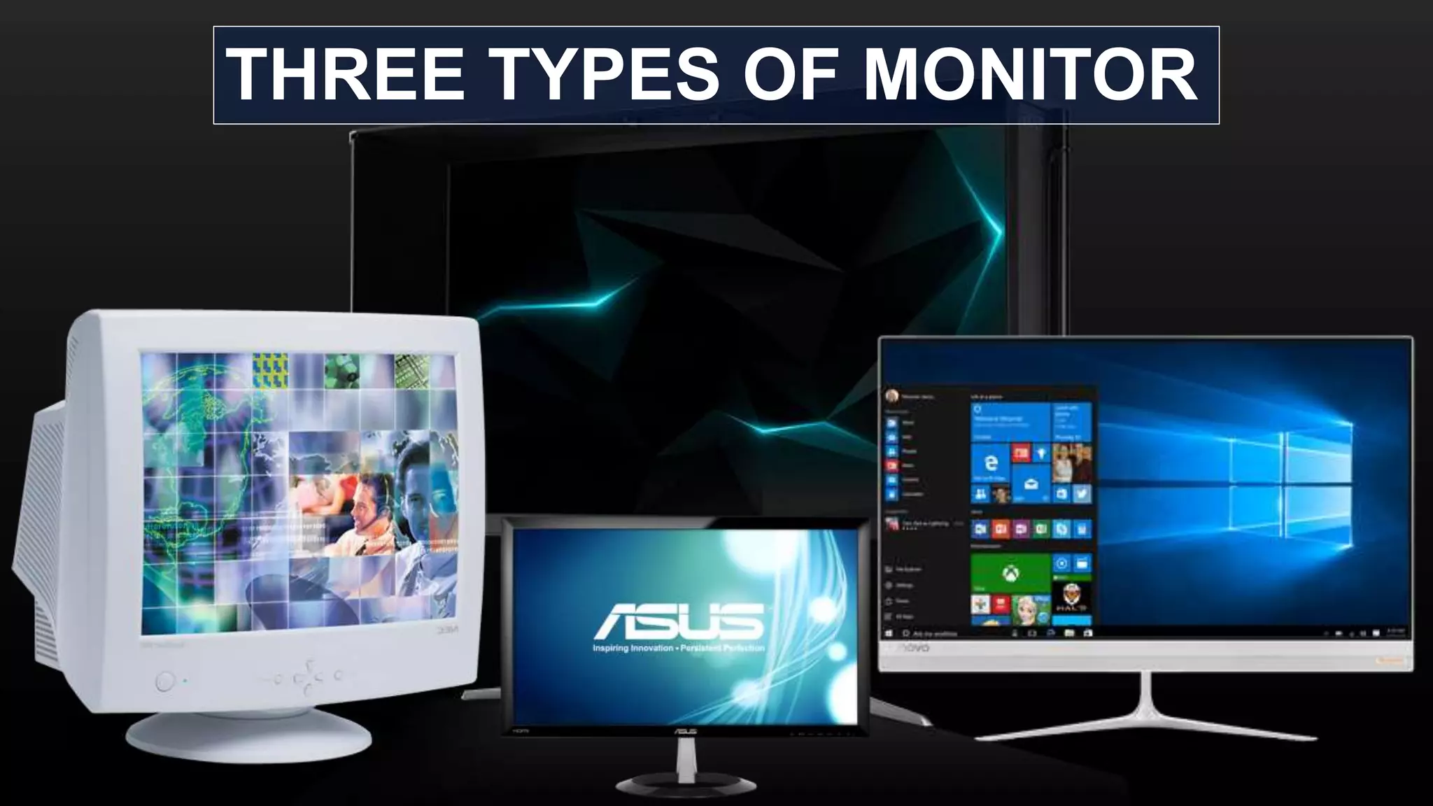 THREE TYPES OF MONITOR
 