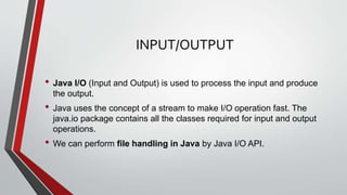 Input & output | PPT