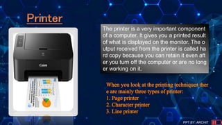 INPUT & OUTPUT DEVICES | PPT
