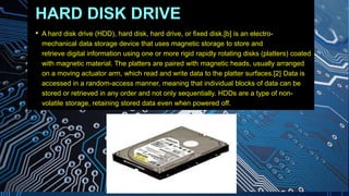 Input, output and storage devices | PPTX