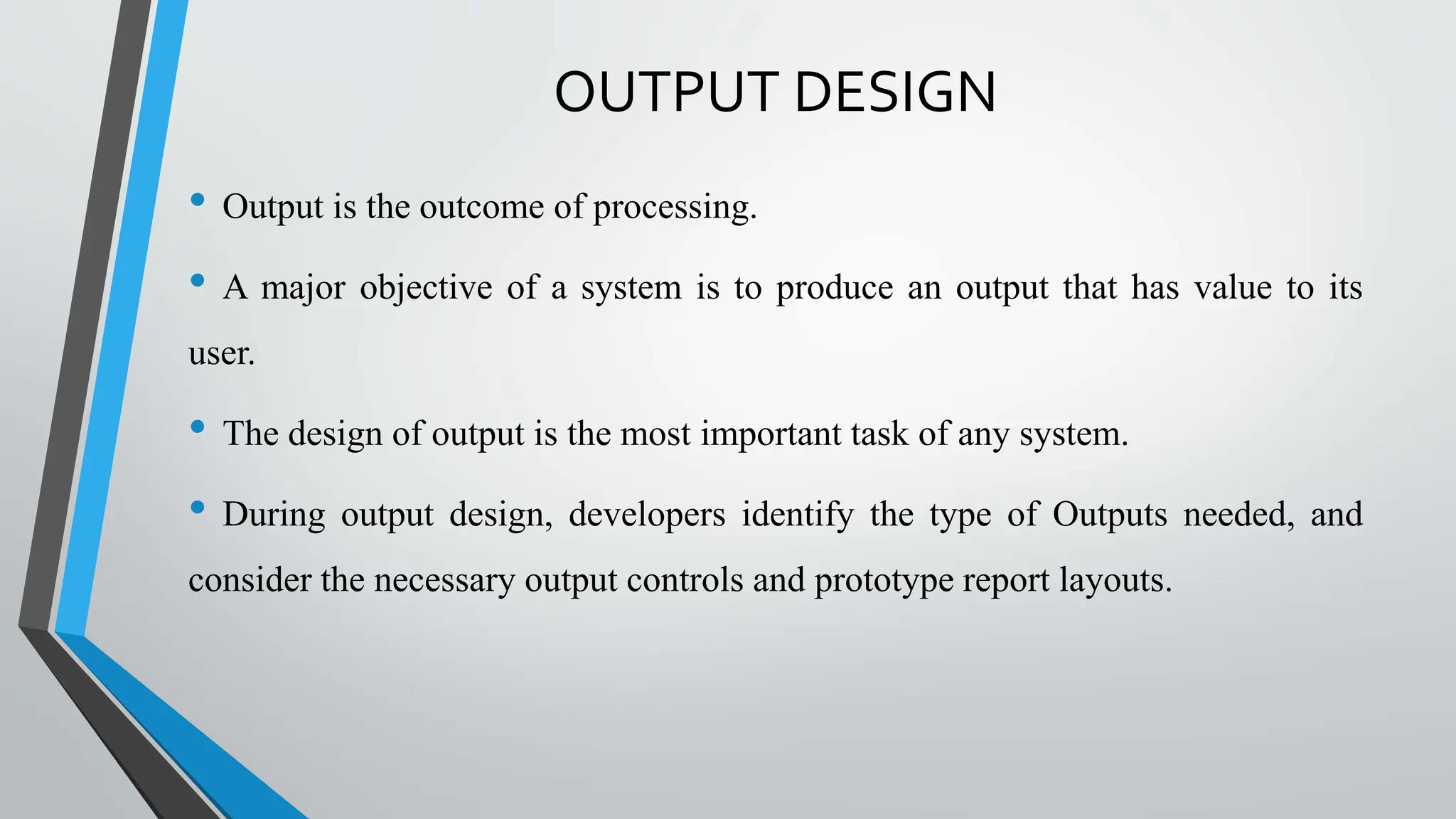 Input _ Output Design ppt.pptx for mba students | PPTX | Computing ...
