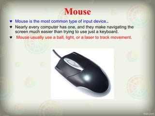 Input & output device | PPT