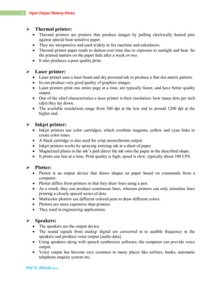 Input output device | PDF