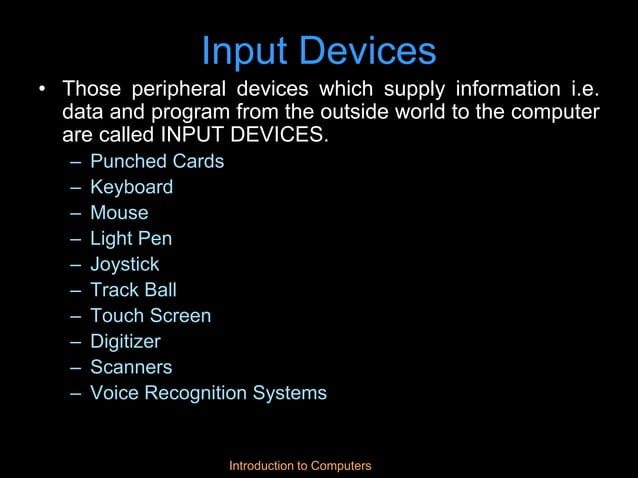 Input output device | PPT | Free Download image.