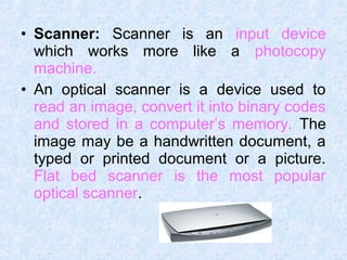 Input output devices | PPT