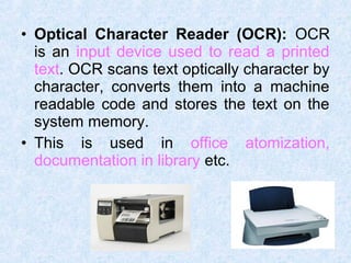 Input output devices | PPT