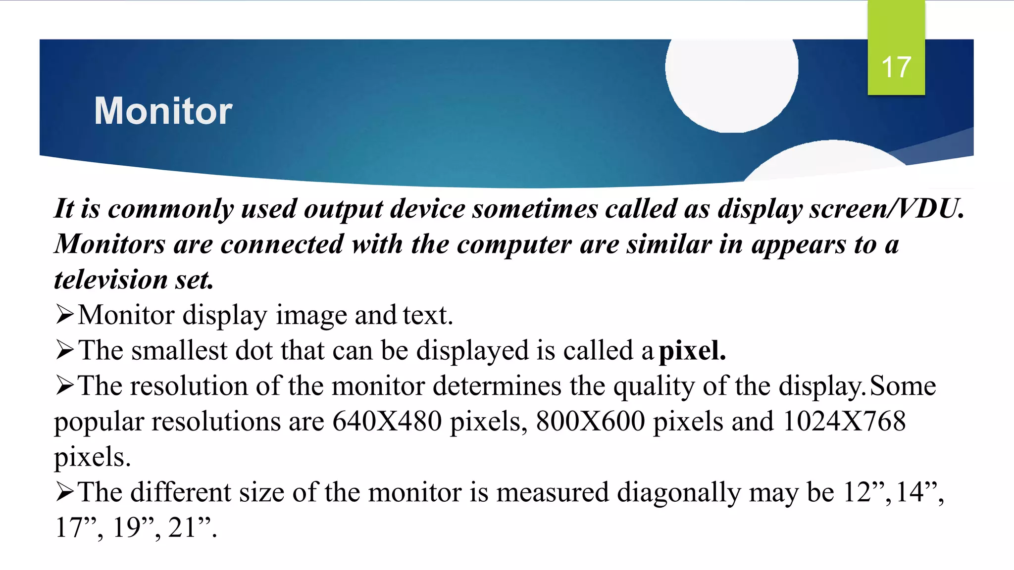 Input Output Devices pptx Input Output Devices pptx