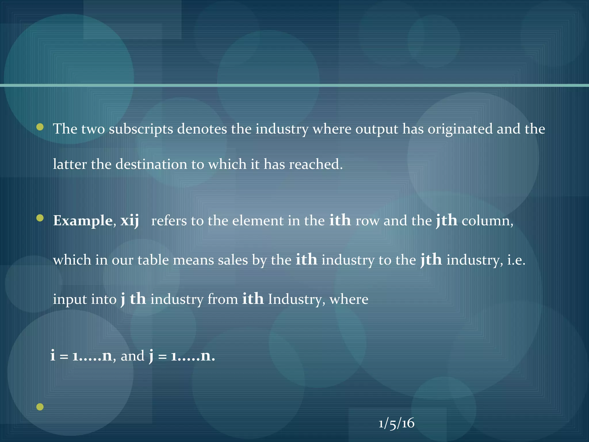 Input – output model of economic development | PPT