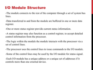 Input output module | PPT