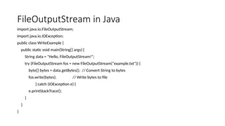 Input Output Operations New in java.pptx