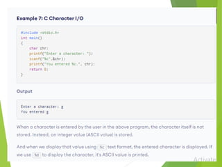 Input output statement | PPTX
