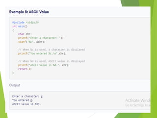 Input output statement | PPTX
