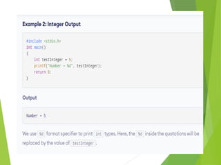 Input output statement | PPTX