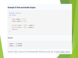 Input output statement | PPTX