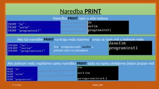 Redu Print INPUT_PRINT_prezentacija informatika-nova skolska | PPTX