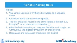 Input processing and output in Python | PPTX