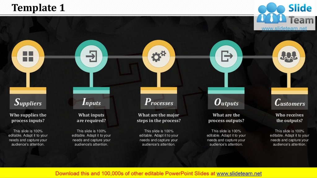 Input Process Output Pattern PowerPoint Presentation Slides