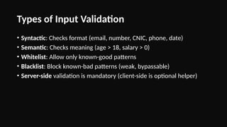 Input Validation and Regex Secure .pptx