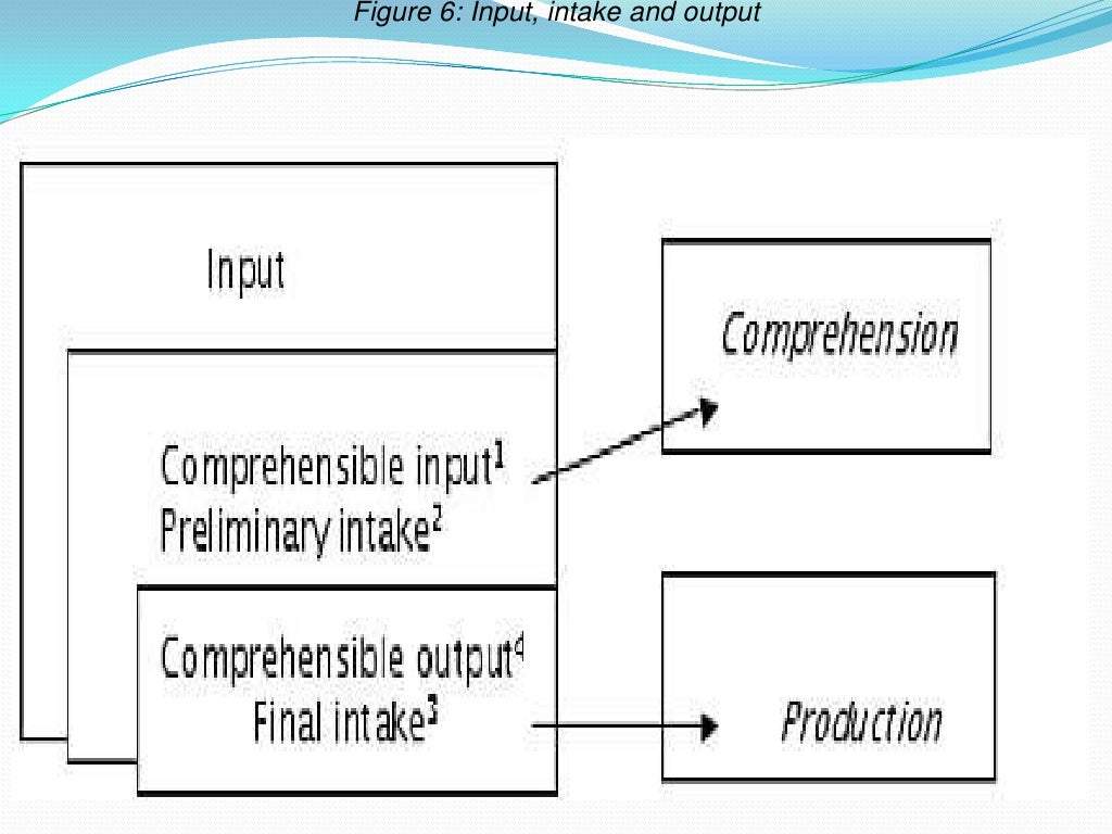 Input vs output hypothesis