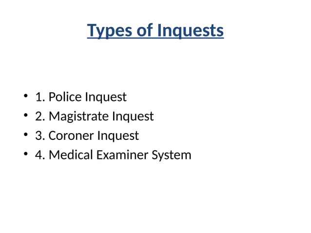 Inquest Science Inquest_Presentation.pptx...inquest medical science | PPT