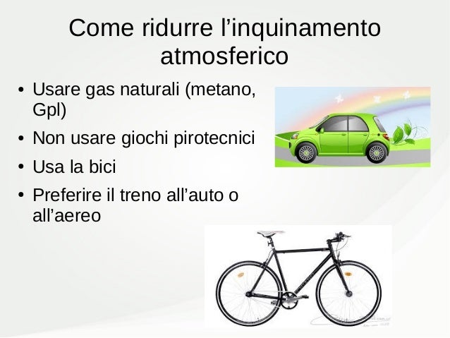 Per Diminuire L'inquinamento Dell'aria Provocato Dai Veicoli