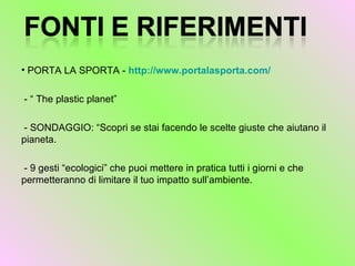 Inquinamento da plastica