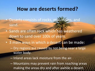 Deserts | PPT