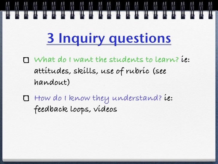 Inquiry and Technology in Physical Education