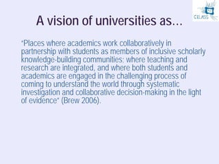 Inquiry Based Learning: a perspective