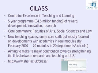 Inquiry Based Learning: a perspective