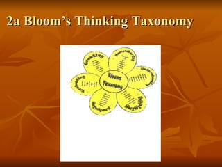 2a Bloom’s Thinking Taxonomy 