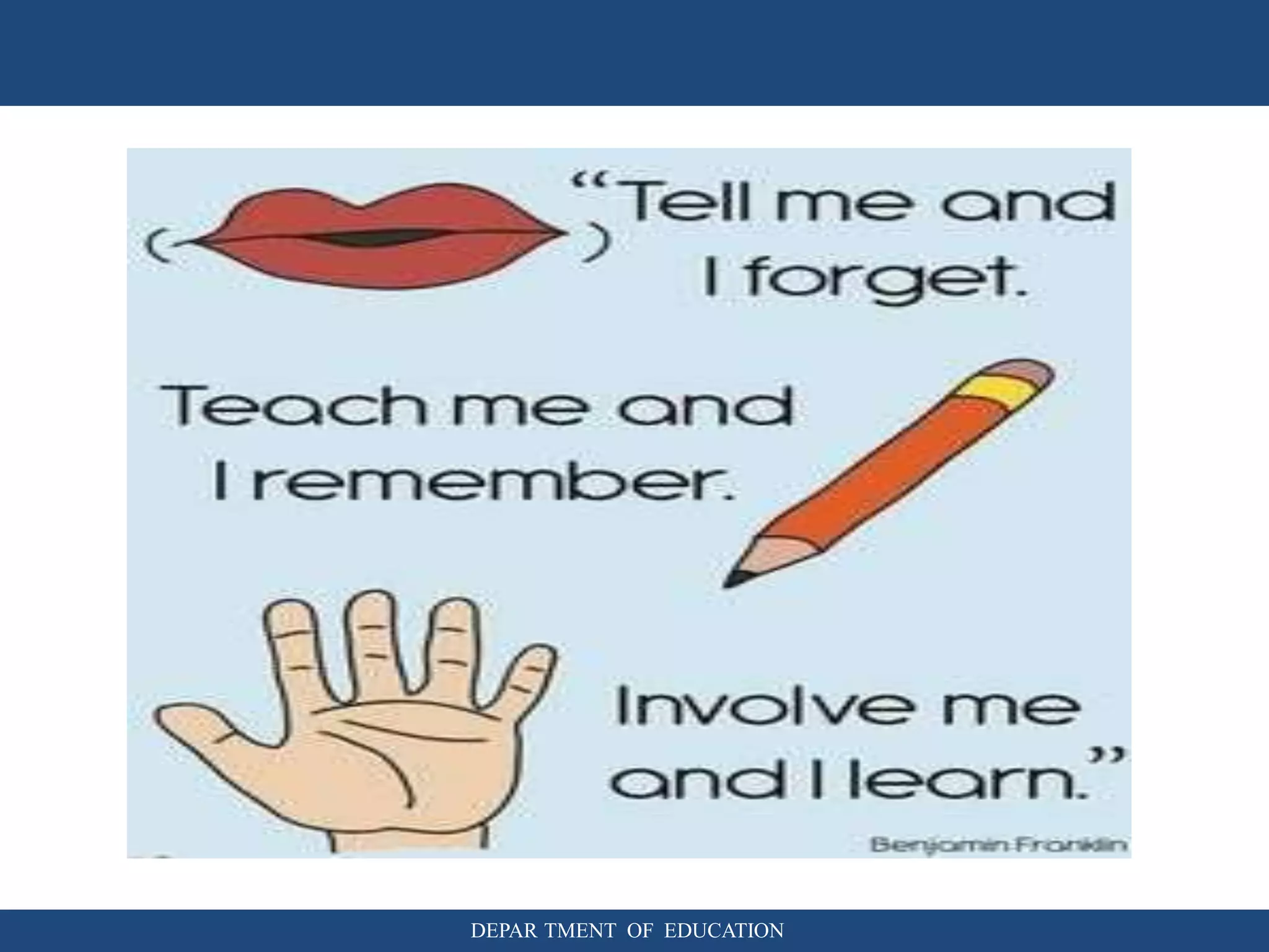 DEPAR TMENT OF EDUCATION
 