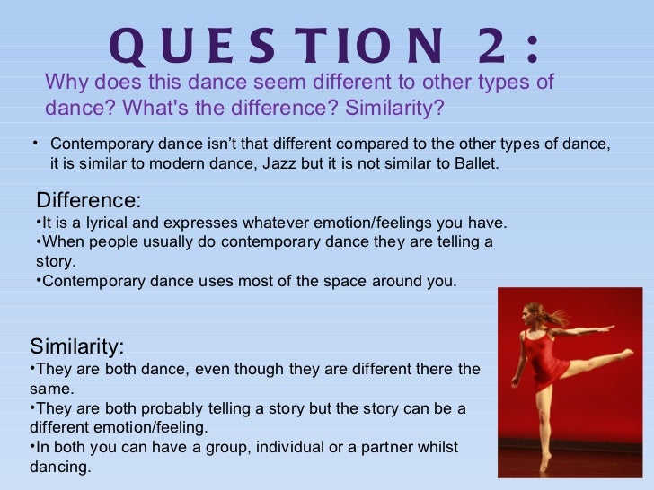 Inquiry contemporary dance final