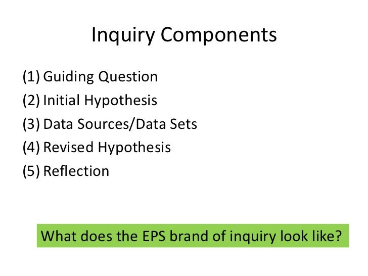 Inquiry Definition & Contiuum (2010-11) Inquiry Definition & Contiuum (2010-11)