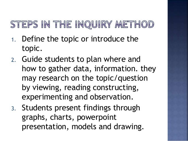 Inquire Method What Is Inquiry Method , Inquiry and the Research Process – UQGRJ