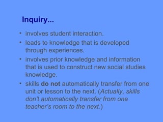 Inquiry process skills lessons (1) | PPT