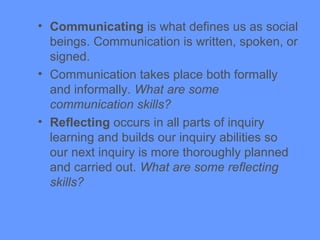 Inquiry process skills lessons (1) | PPT