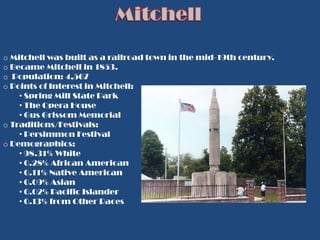  Lawrence County is named in honor of Captain James Lawrence, the American naval officer whose trips to England in 1811 produced the unsatisfactory answers from the English that led to the War of 1812. Captain Lawrence is famous for his final words of "Don't Give Up the Ship" which has become the Navy's rallying cry.  Part of the Hoosier National Forest covers the county's west side; this beautiful area provides a very worthwhile visit