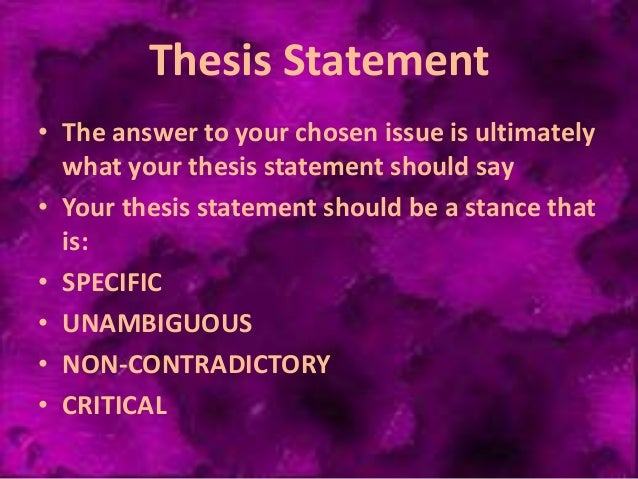 Which of the following statements about a thesis is false?| Yahoo Answers a thesis statement may be controversial true false