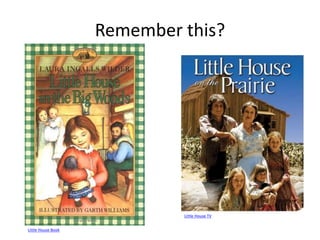 Remember this?
Little House Book
Little House TV
 
