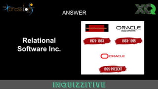 ANSWER
Relational
Software Inc.
 