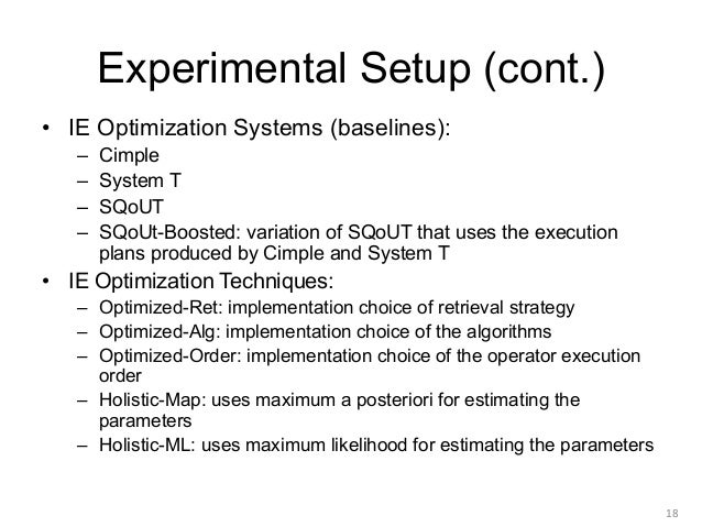 speeding up information extraction programs a holistic optimizer and cimple systems
